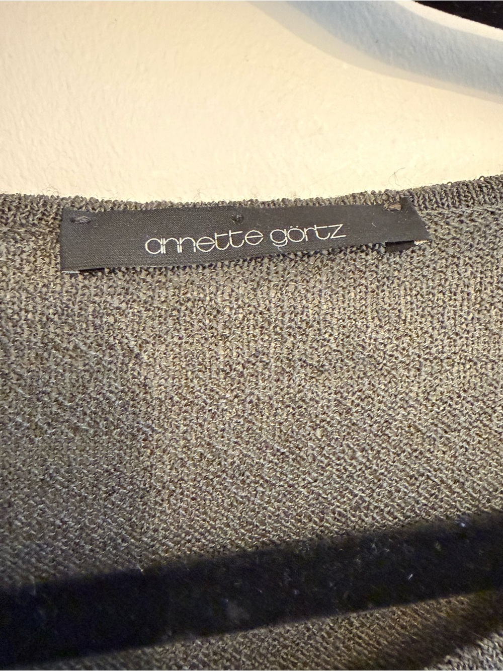 Annette Görtz Women's Crewneck Sweater in Brown/Gray